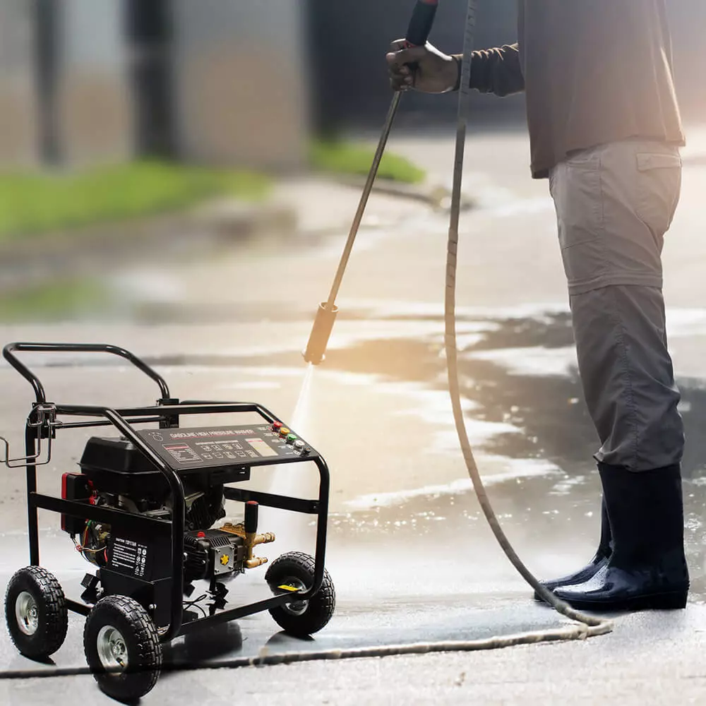 commercial pressure washer application