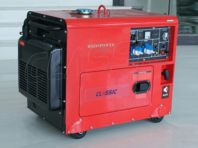 7 kW superstille 3-fase dieselgenerator