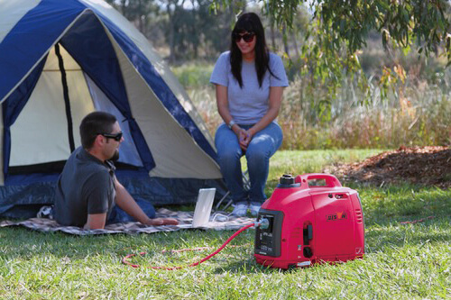 can carry inverter generator when camping