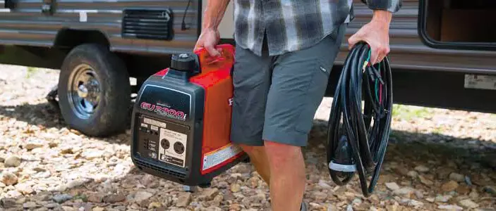 inverter generator is very portable