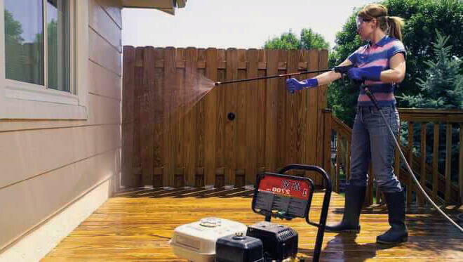 diesel pressure washer application