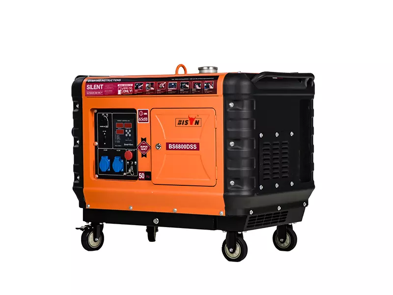 Tragbarer 6-kW-Diesel-Elektrogenerator