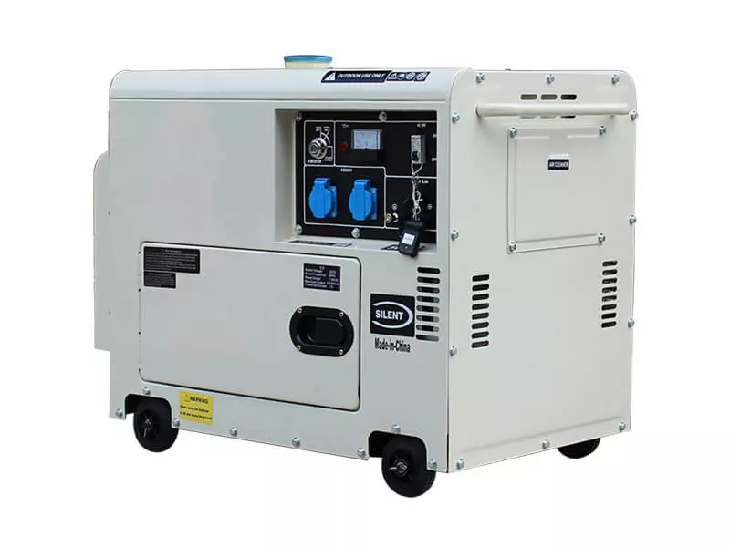 380v 6kw electric remote start generator