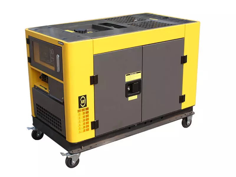 Tragbarer, geräuschloser 7-kW-Dieselgenerator