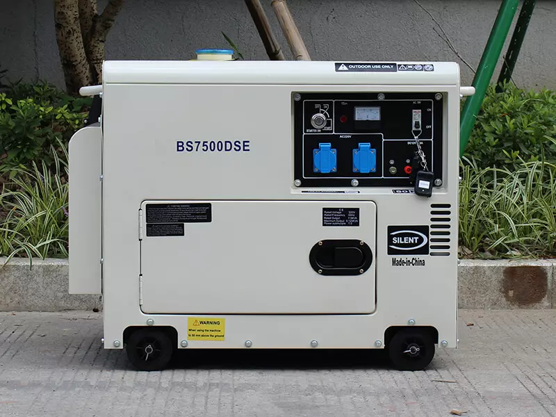 380v 6kw electric remote start generator