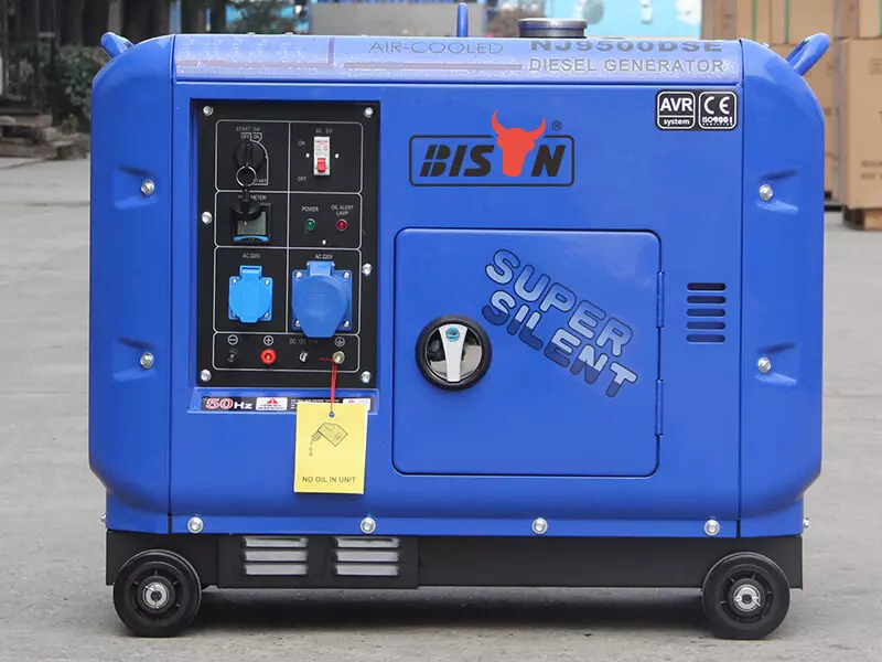 air-cooled diesel electric generator