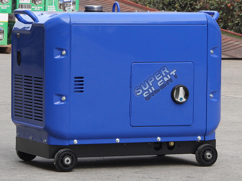 air-cooled diesel electric generator