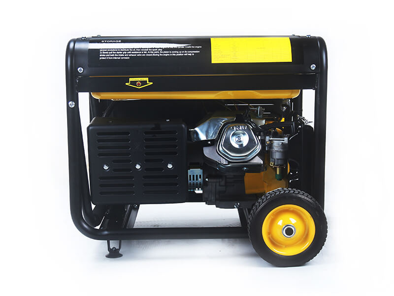 generatore di benzina per uso domestico con avviamento a rinculo