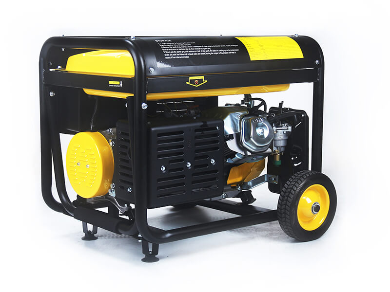 generatore di benzina per uso domestico con avviamento a rinculo