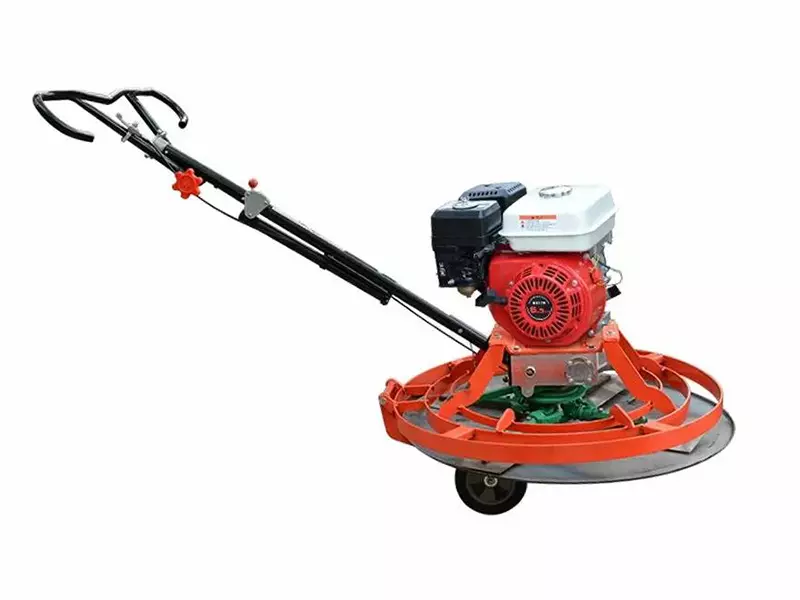 Walk-Behind Power Trowel With Wheel