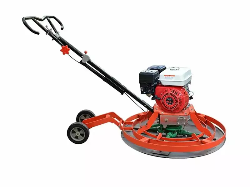 Walk-Behind Power Trowel With Wheel