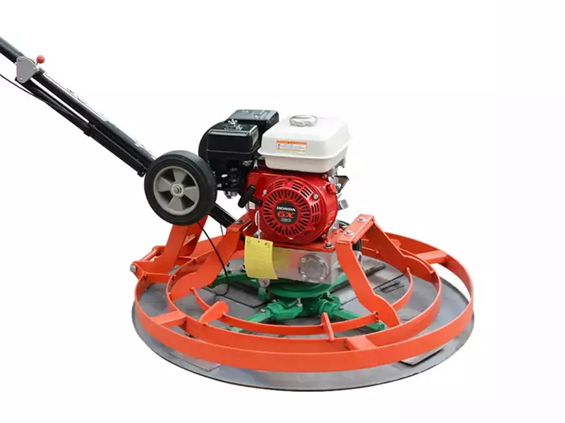 Walk-Behind Power Trowel With Wheel