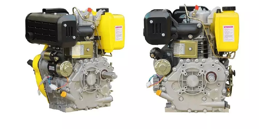 motor diesel monocilíndrico 170F, el más pequeño