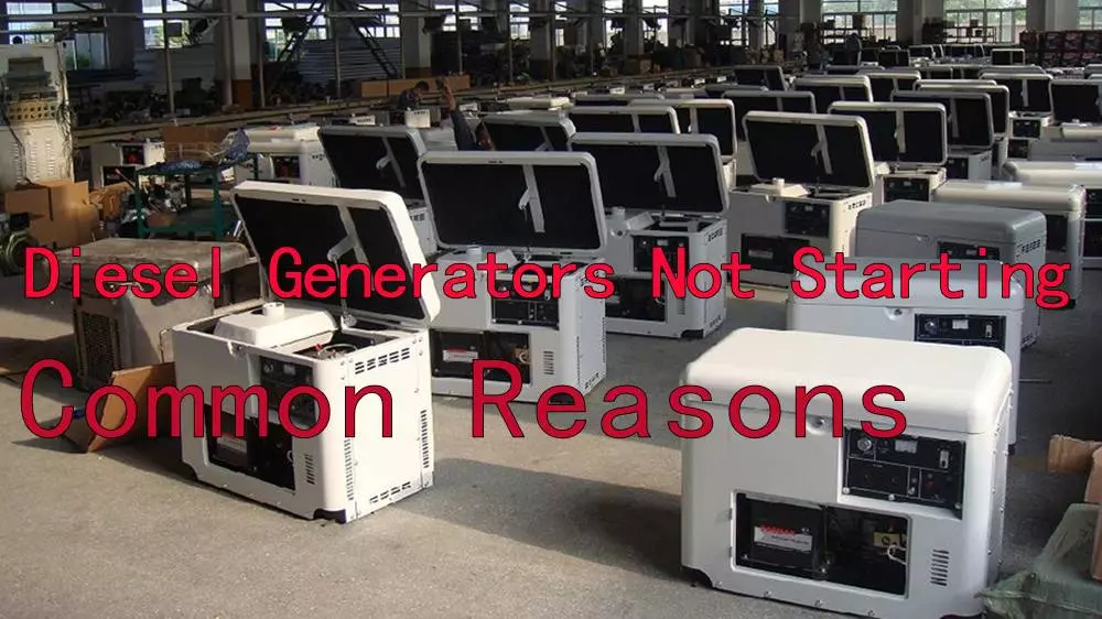 Razones comunes por las que los generadores diésel no arrancan