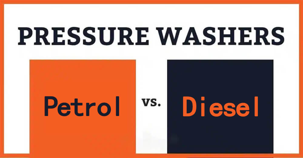 Benzine hogedrukreiniger versus diesel hogedrukreiniger