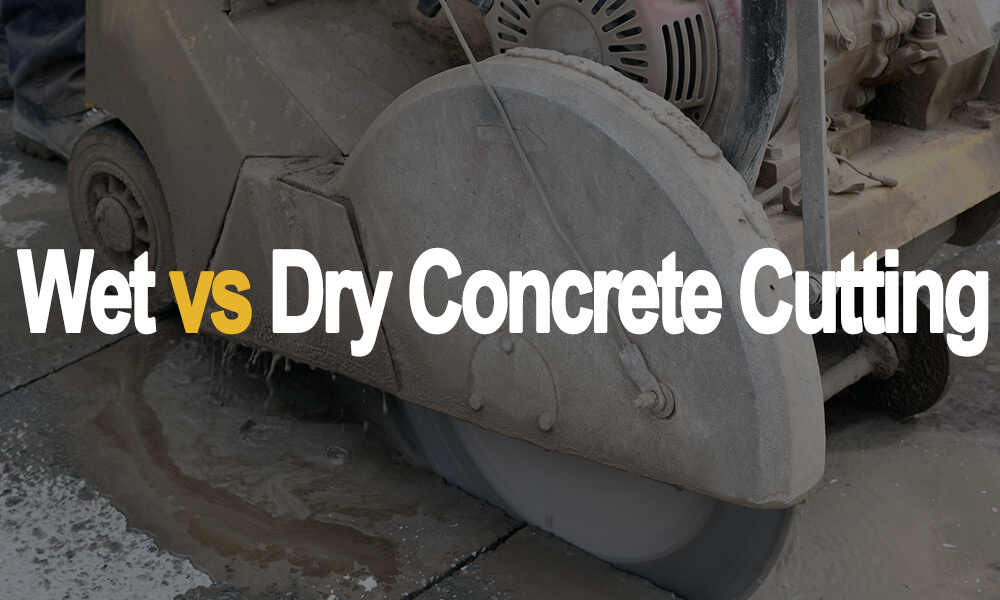Wet vs Dry Concrete Cutting