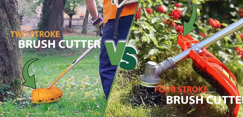 2-stroke vs. 4-stroke brush cutter