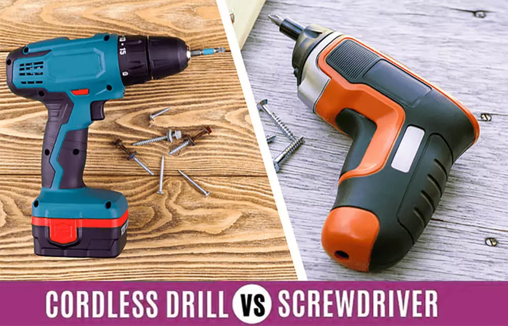 cordless drill vs electric screwdriver