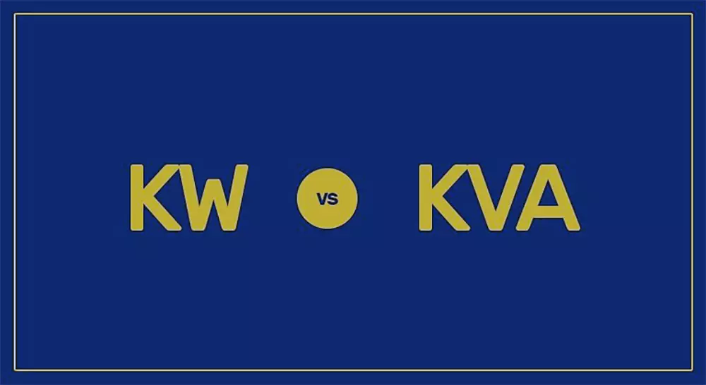 what is the difference between kw and kva