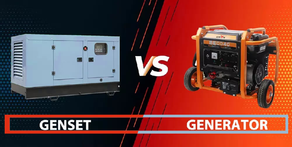 Comprender la diferencia entre grupo electrógeno y generador