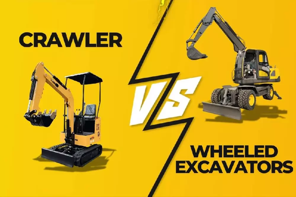 crawler vs wheeled excavators
